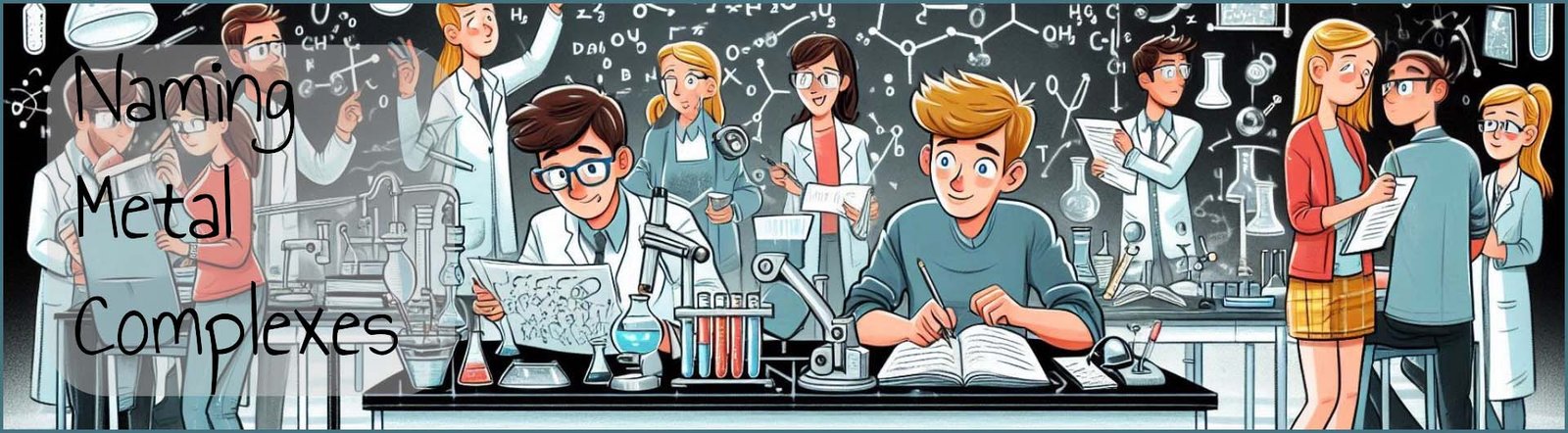 Coordination compounds or complexes header image.